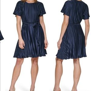 DKNY pleated dress